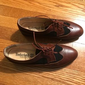 Timberland made in Italy wing tips for women